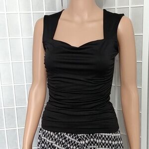 Envie by Wearever NY Tank – Black – Ruched Sides –‎ Stretch